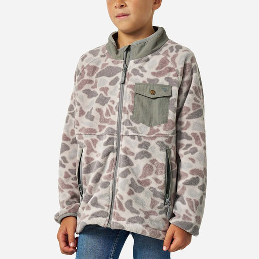 Burlebo Youth Micro Fleece in Classic Deer Camo