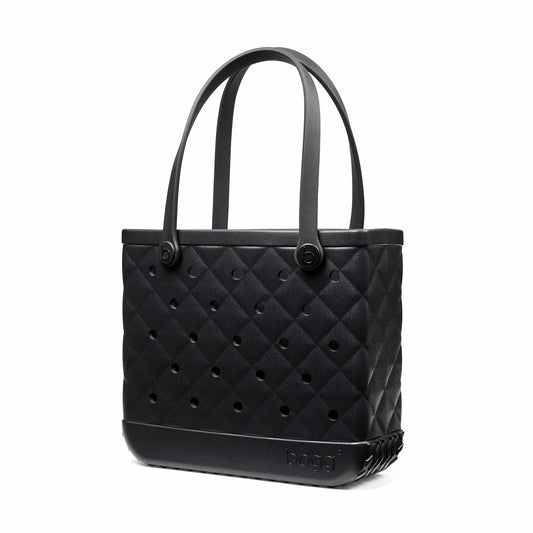 Quilted L.B.D. Black Baby Bogg Bag
