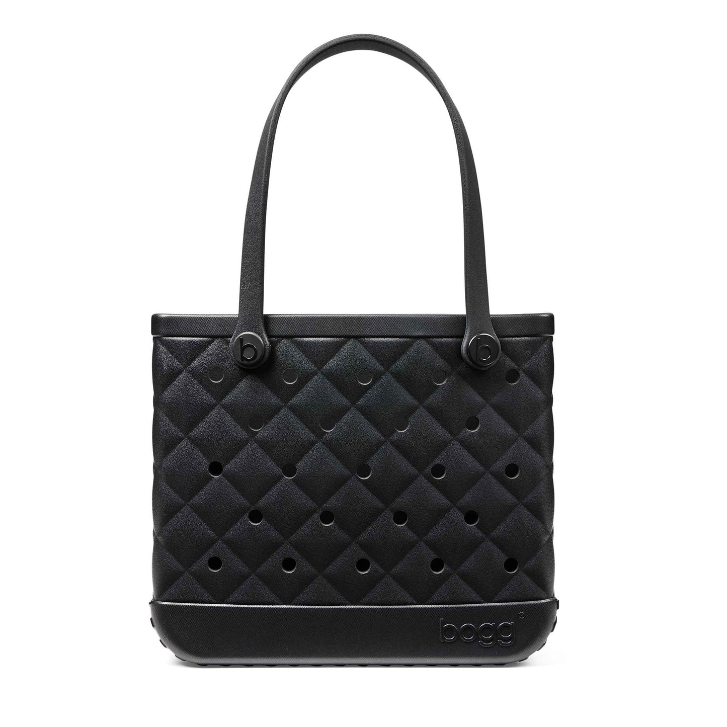 Quilted L.B.D. Black Baby Bogg Bag