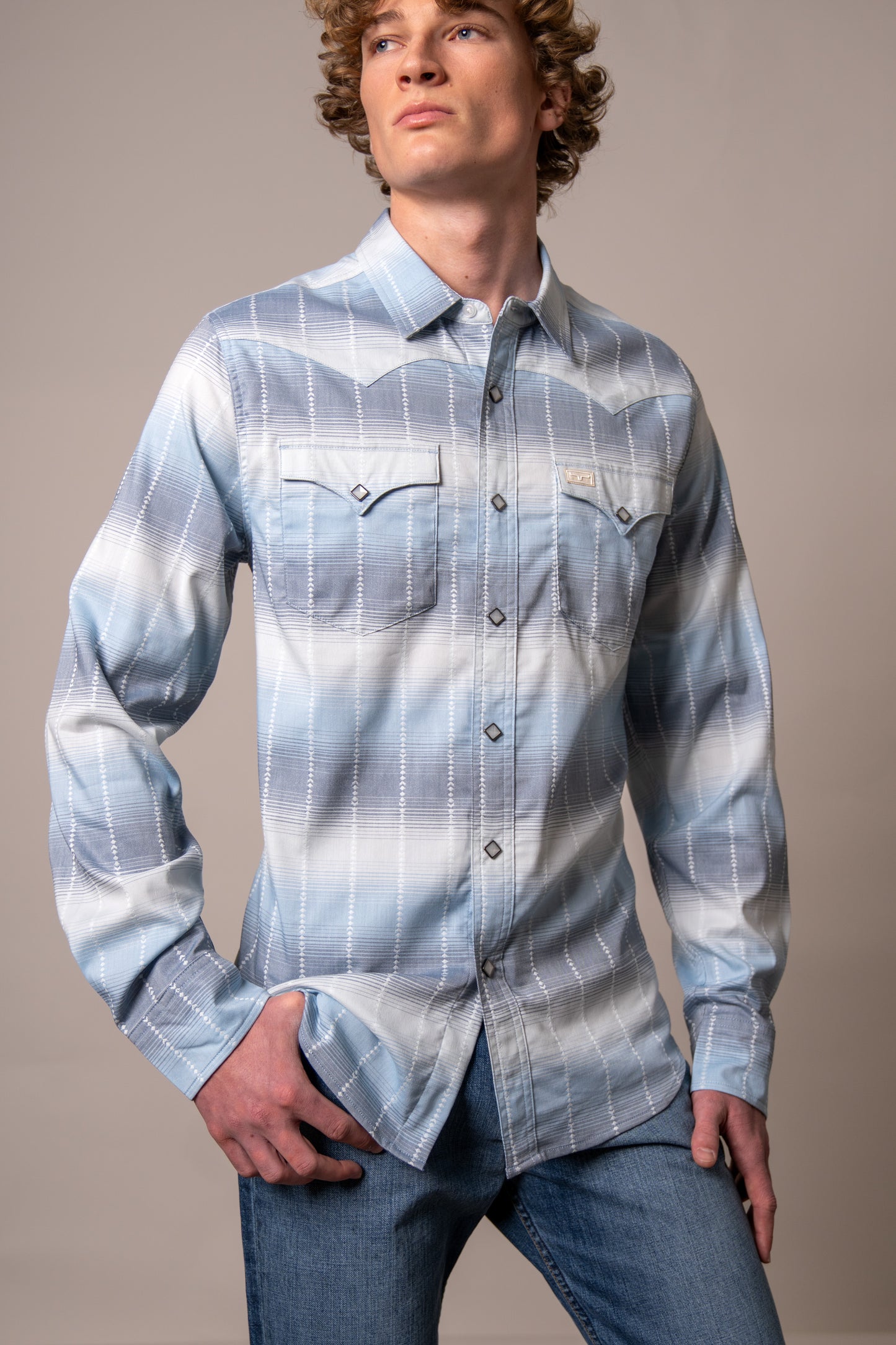 Kimes Ranch Lyle Shirt in Blue