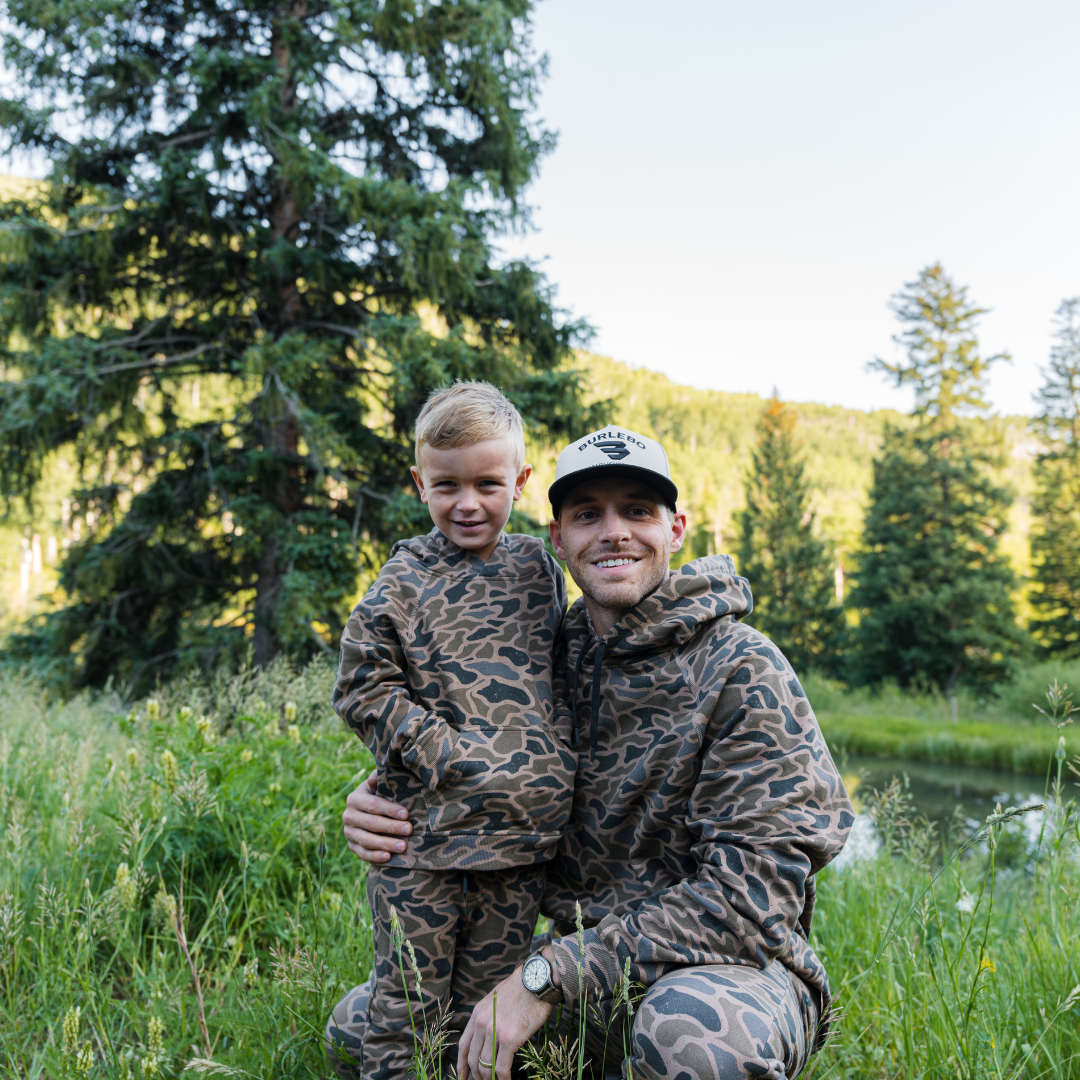 Burlebo Fleece Hoodie in Gauge Camo