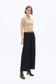 Bayeas Super High Rise Creased Wide Leg Jeans