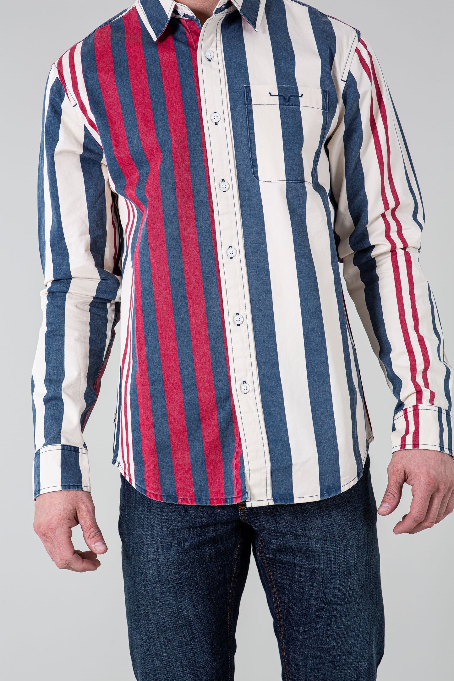 Kimes 1992 Dress Shirt in Navy