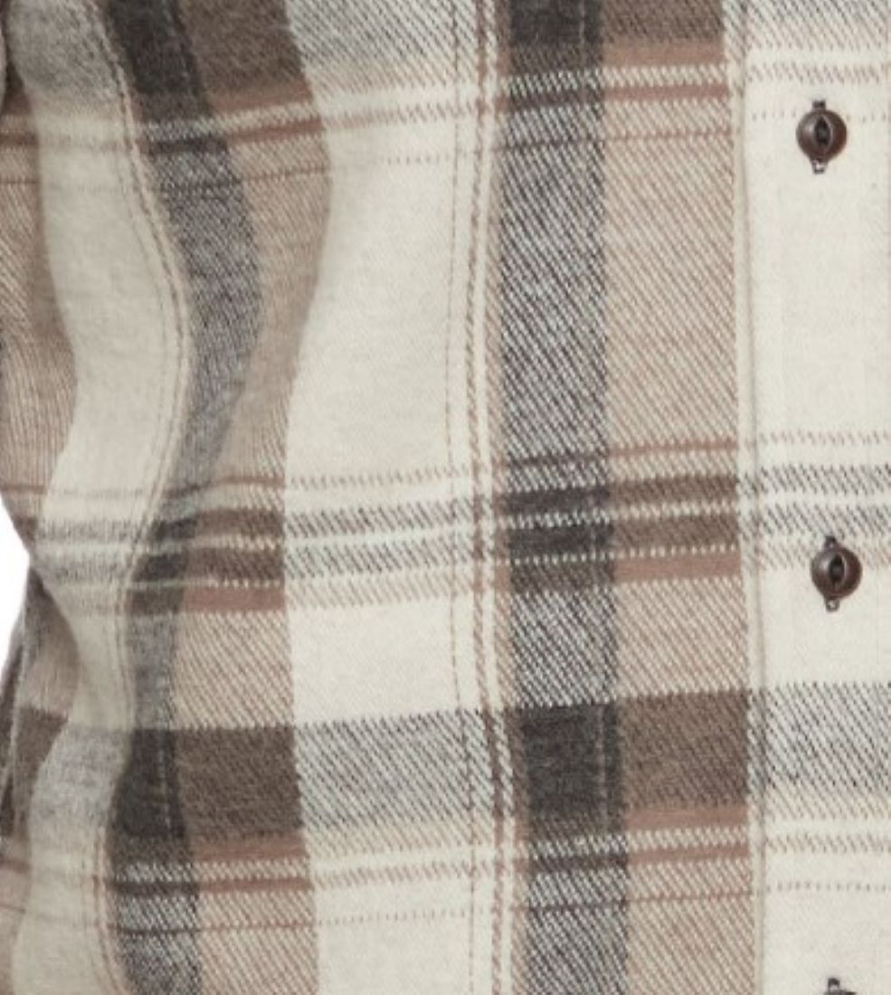 Flag & Anthem Clearbrook Hero Knit Flannel in Cream