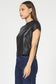 Dear John Unity Novelty Tee in Black Liquid Metal