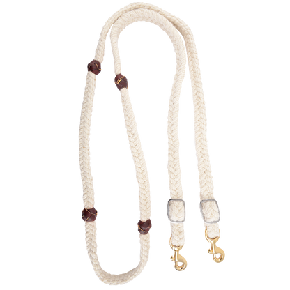 Martin Saddlery Blended Mohair Barrel Rein Buckle Snap Ends