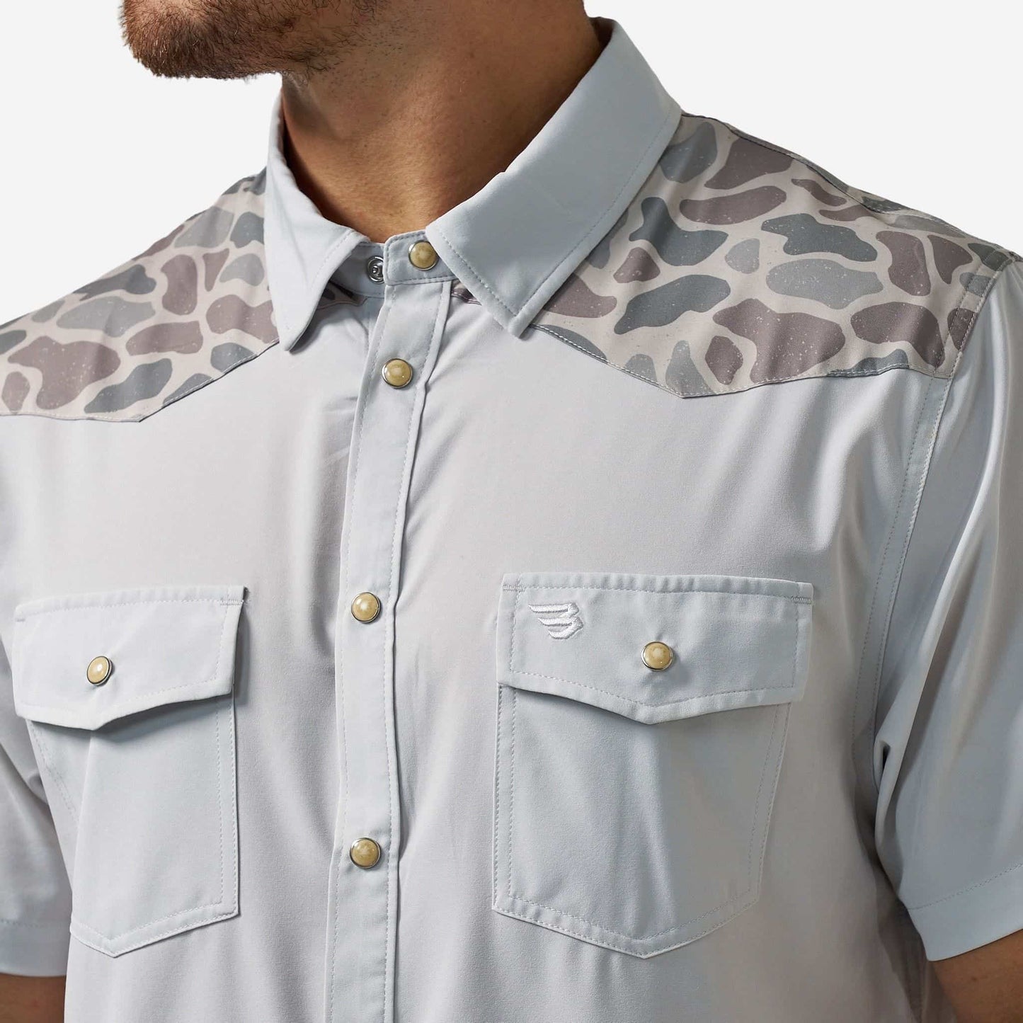 Burlebo Performance Western Shirt in Bird Szn