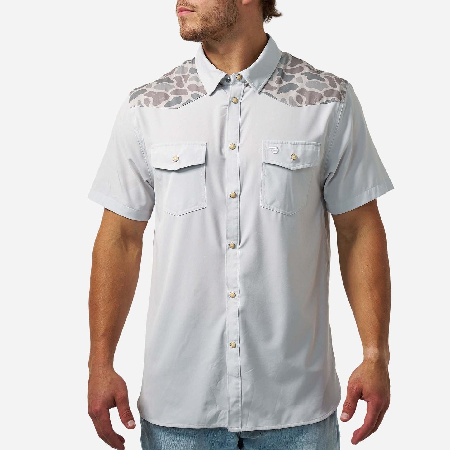 Burlebo Performance Western Shirt in Bird Szn