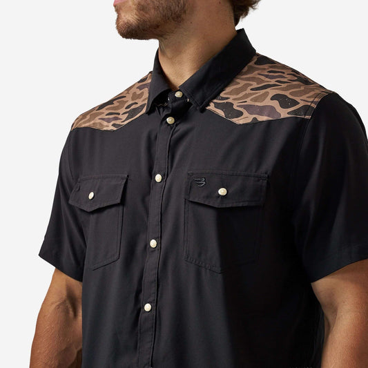 Burlebo Performance Western Shirt in Deer Szn