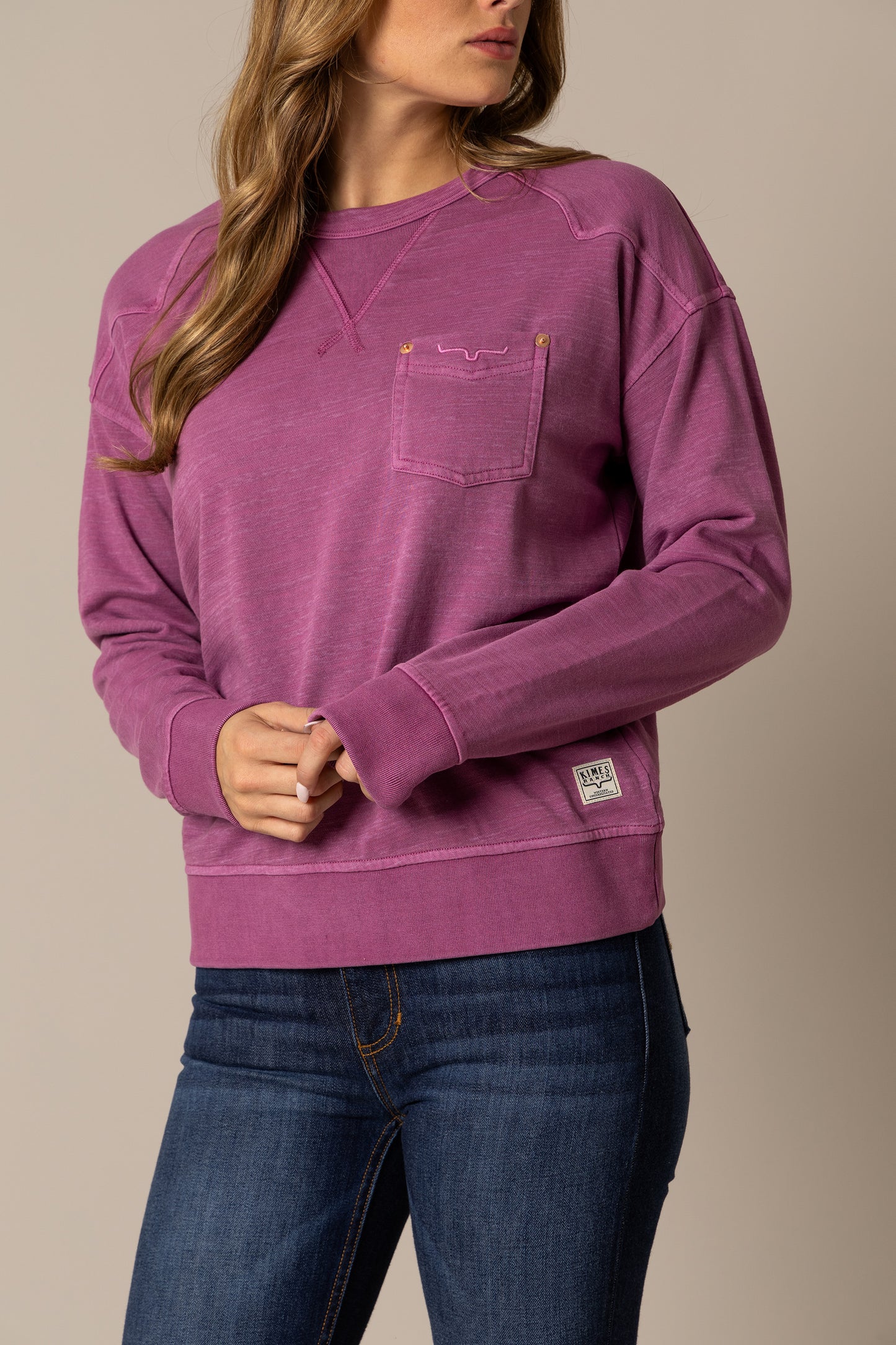 Kimes Ranch Gina Pullover in Magenta