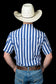 Ferrell The Liam Short Sleeve Snap in Blue