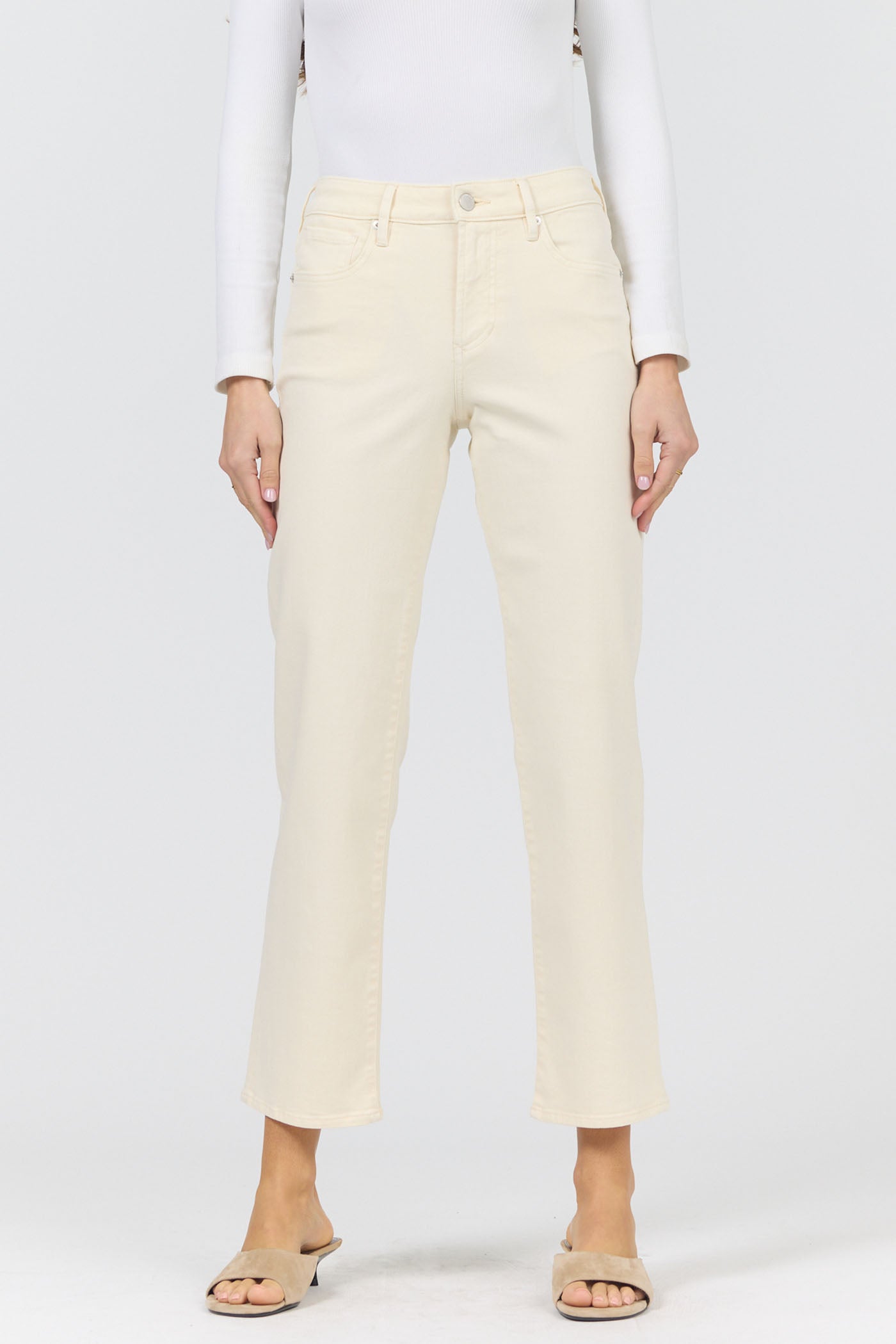 Dear John Anika Straight Leg Jean in Wheat