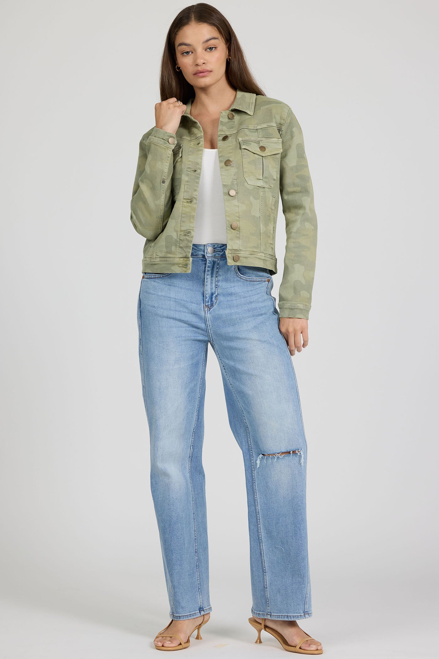 Dear John Ainsley Jacket in Riviera Camo