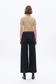 Bayeas Super High Rise Creased Wide Leg Jeans