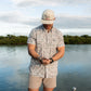 Burlebo Performance Button Up in Classic Deer Camo