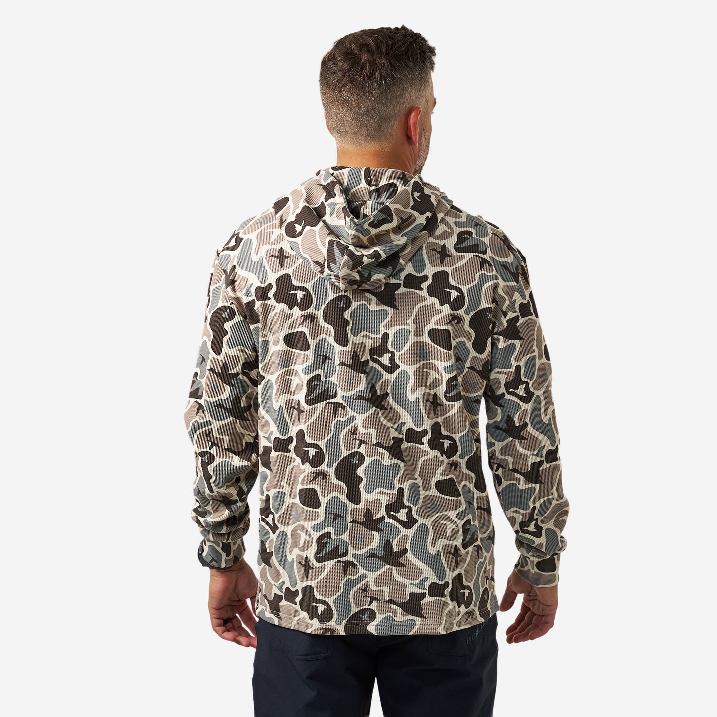 Burlebo Thermal Hoodie on Mallard Mayhem Camo