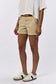 Dear John Hampton Mid Rise Shorts in Pale Khaki