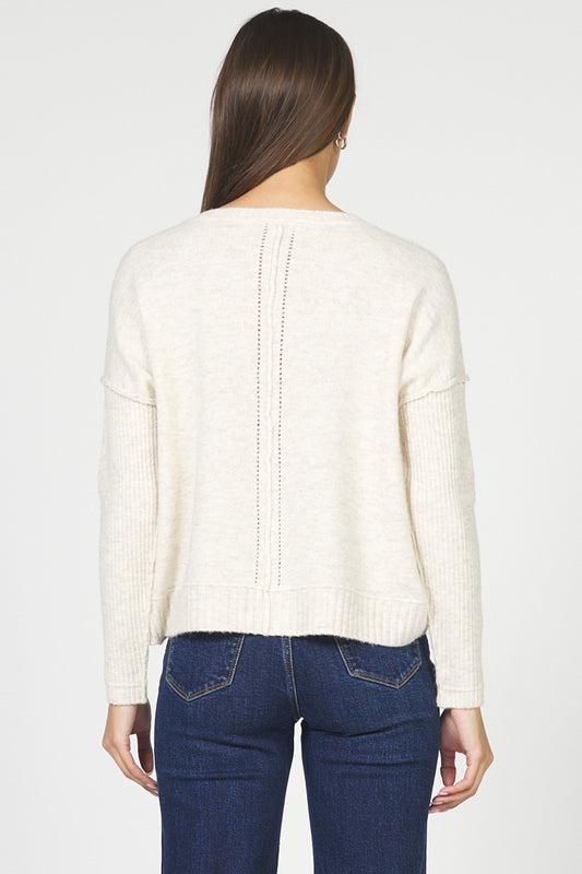Dear John Ayat Sweater in Pearl Cream