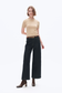Bayeas Super High Rise Creased Wide Leg Jeans
