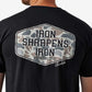 Burlebo Iron Sharpens Iron Short Sleeve Tee in Black