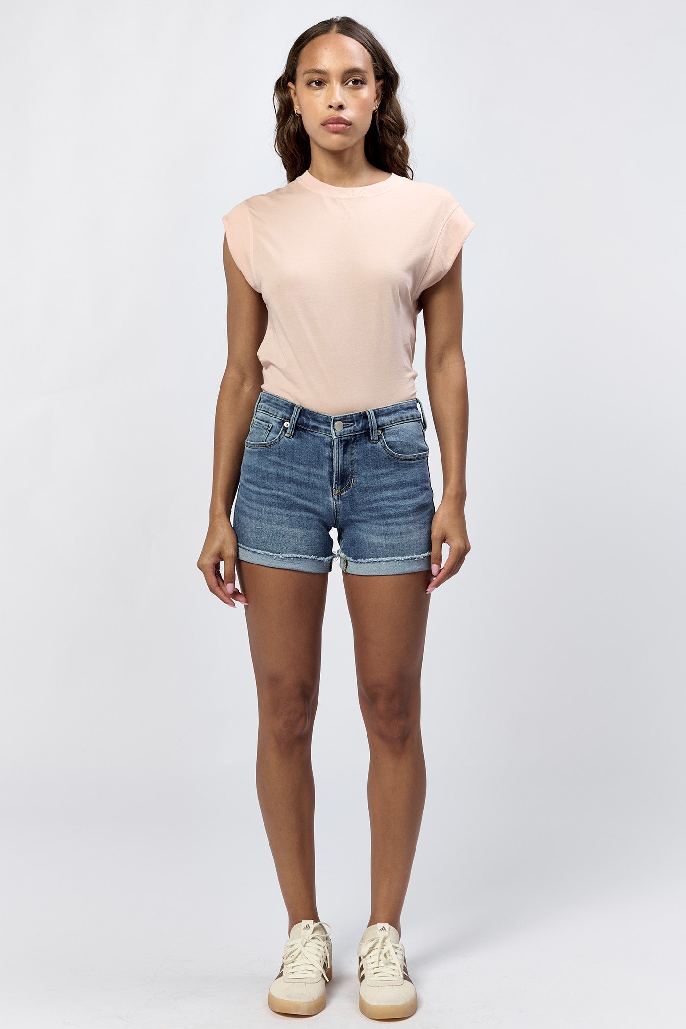 Dear John Ava Denim Short in Bloomtone