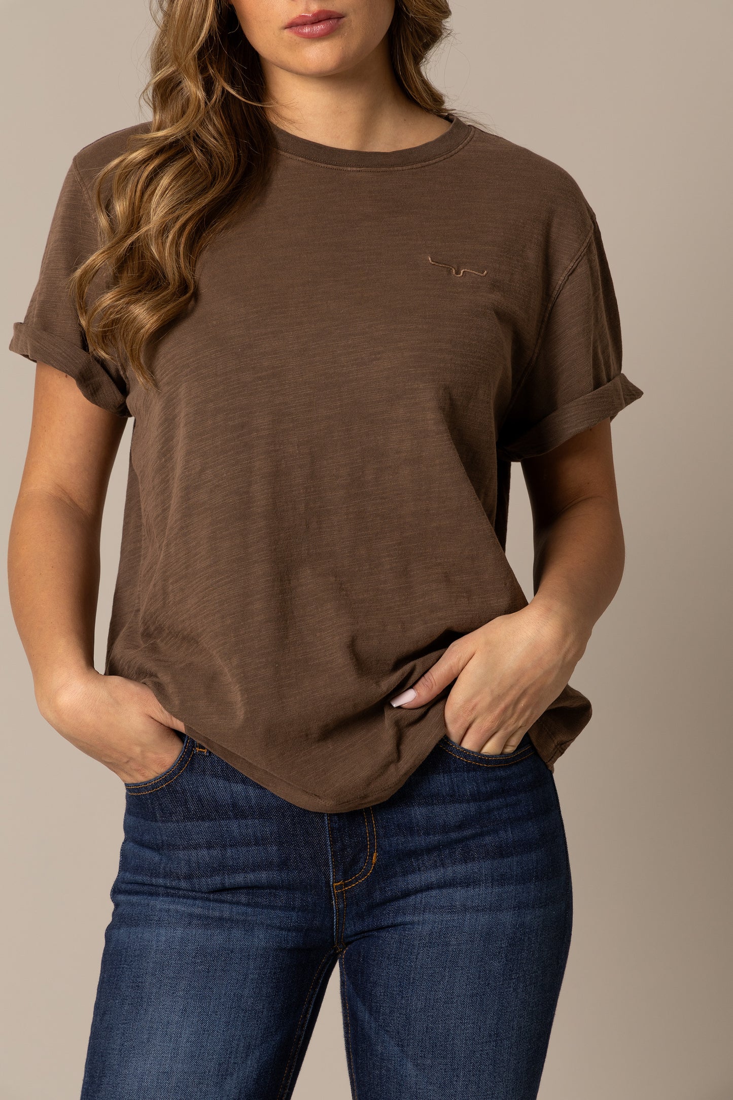 Kimes Ranch Ashley Tee in Brown