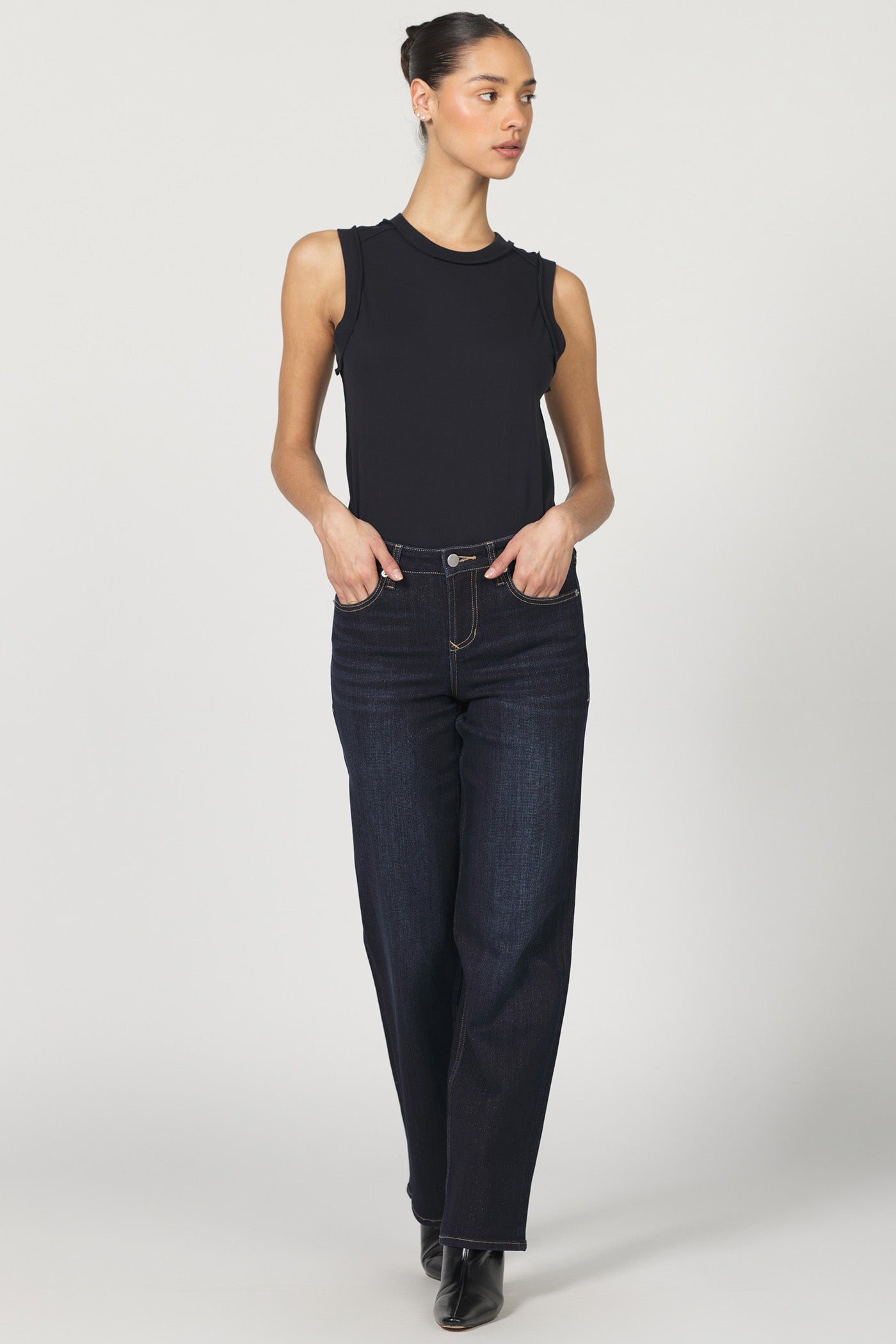 Dear John Taylor Straight Leg Jean in Daring Indigo