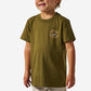 Burlebo Youth Duck Hunt Tee in Hunter Green