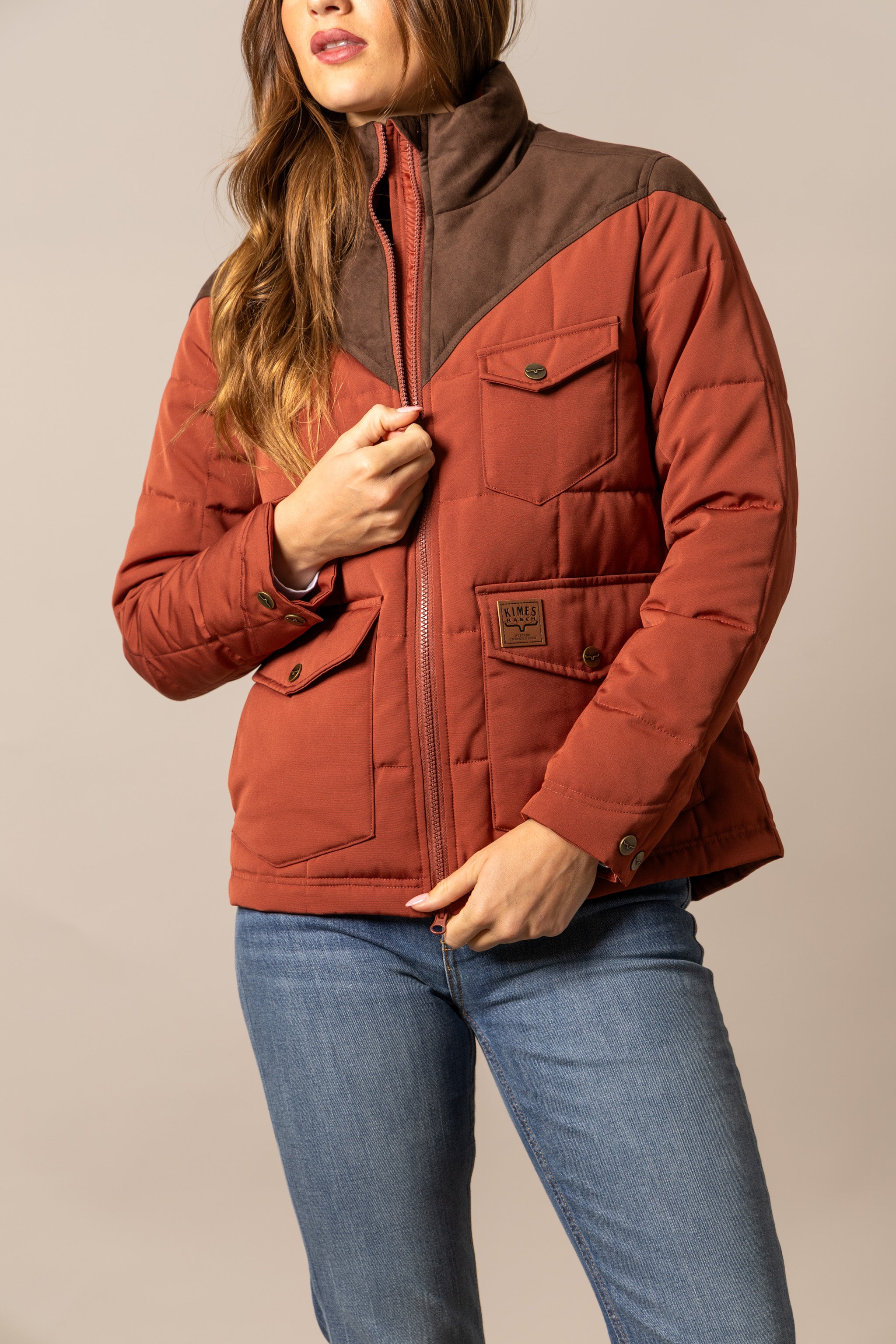 Kimes Ranch Lenora Jacket in Burnt Red – Cowboy Headquarters