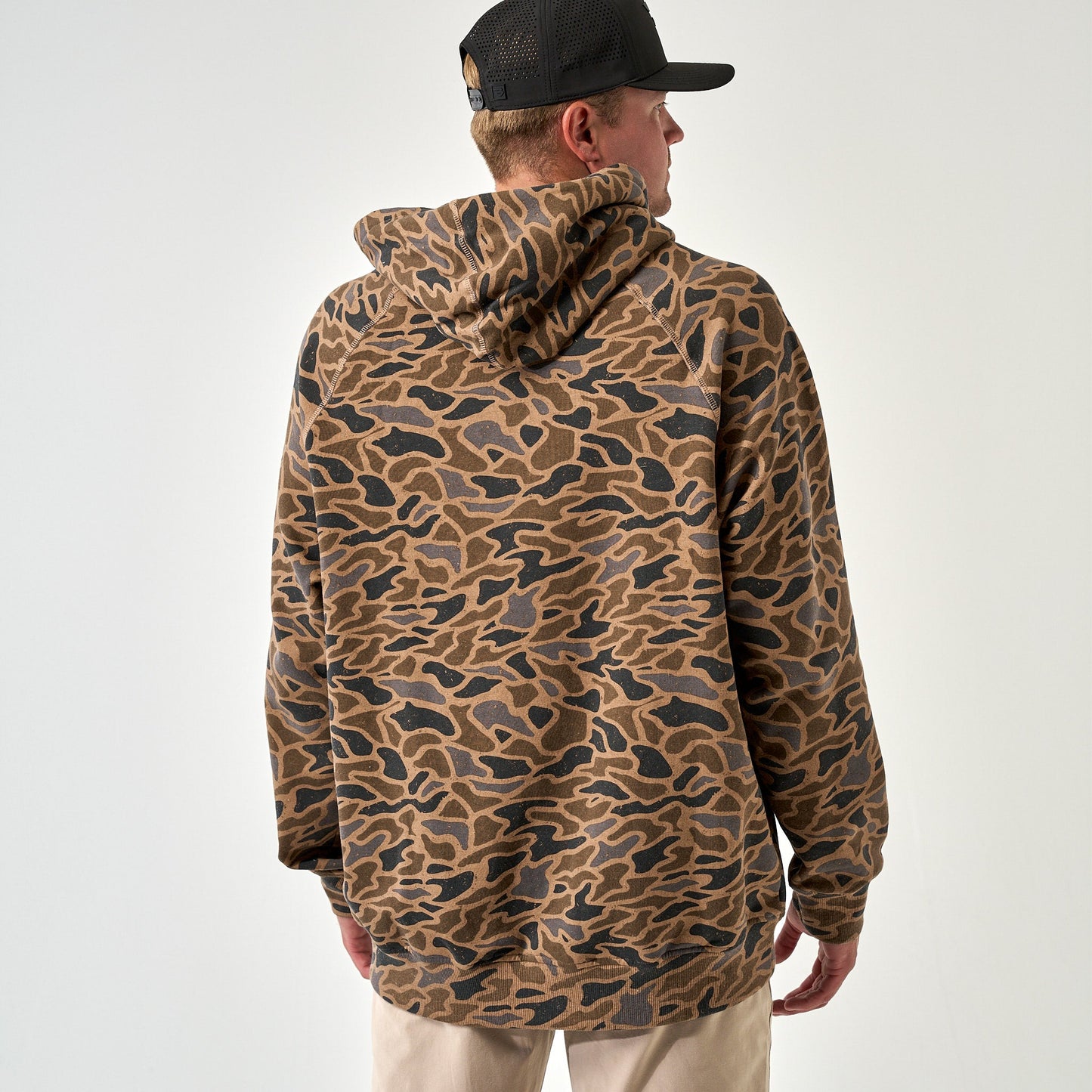 Burlebo Fleece Hoodie in Gauge Camo