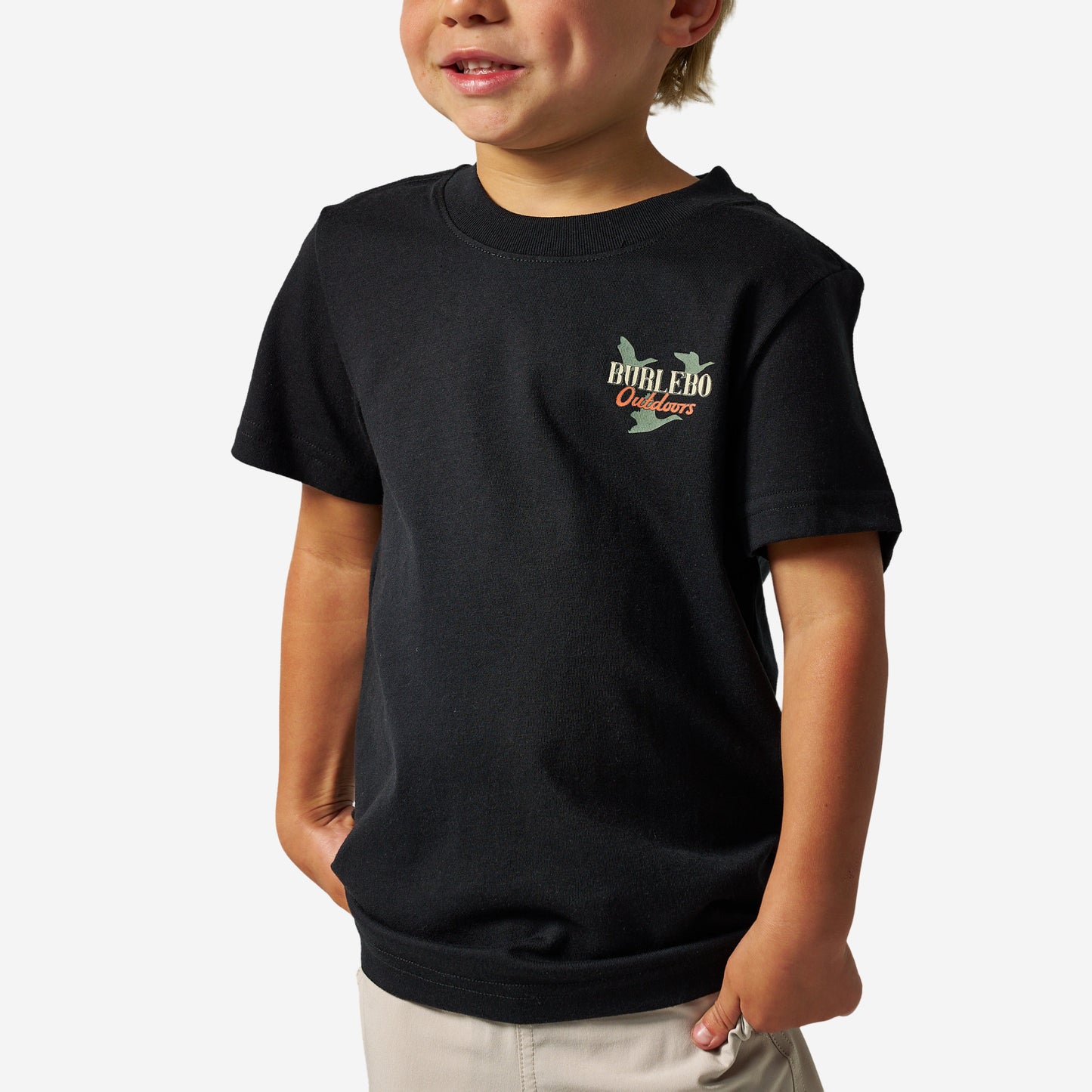 Youth Field Companion Short Sleeve Tee in Black