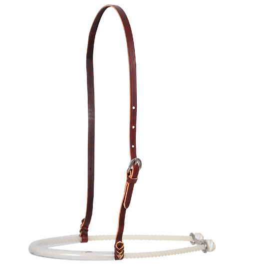 Martin Saddlery Single Rope Noseband with Clear Tubing