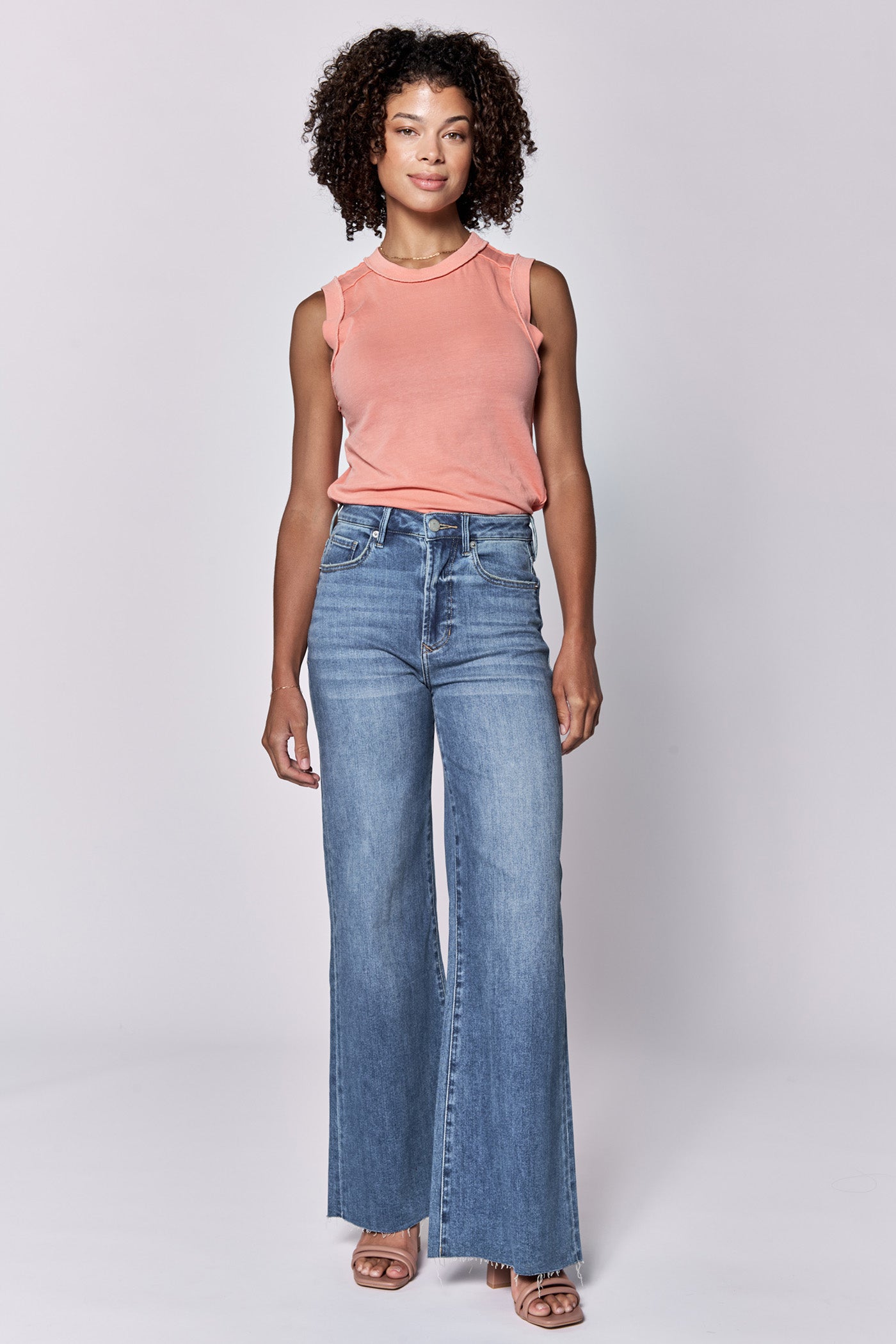 Dear John Fiona Wide Leg Jean in Natal
