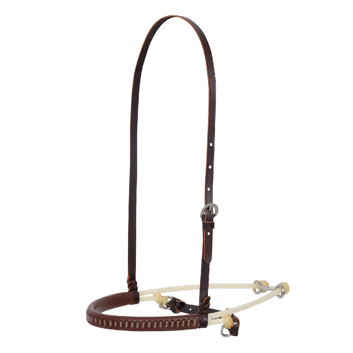 Martin Saddlery Double Rope Noseband with Cavesson