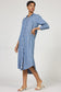 Dear John Galina Shirt Dress in Imperial Blue
