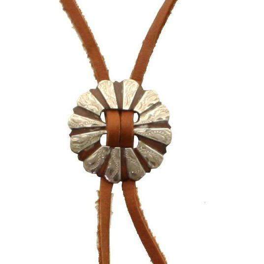 Double J Vestige Brandy Elk Skin Necklace