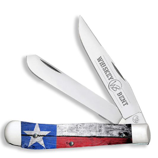 Whiskey Bent Hat Co. Lone Star Trapper Knife