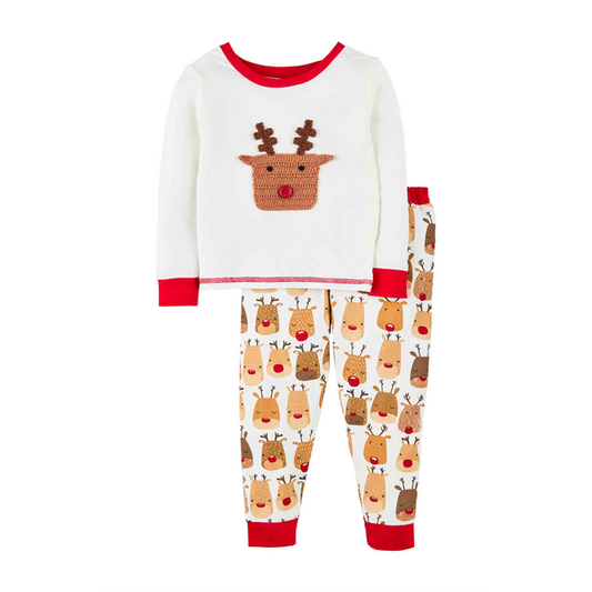 Crochet Reindeer PJ Set