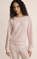 Z Supply All Around French Terry Sweatshirt in Washed Pink