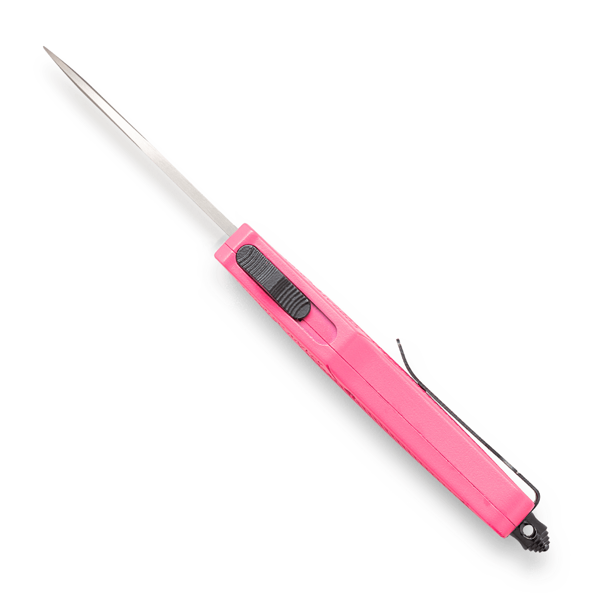 CobraTec Pink CTK-1 double action OTF Knife - Tanto Not Serrated