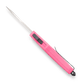 CobraTec Pink CTK-1 double action OTF Knife - Tanto Not Serrated