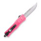 CobraTec Pink CTK-1 double action OTF Knife - Tanto Not Serrated