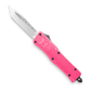 CobraTec Pink CTK-1 double action OTF Knife - Tanto Not Serrated