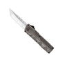 CobraTec Lightweight Stonewash OTF Knife - Tanto Not Serrated