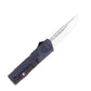 CobraTec Lightweight NYPD Blue OTF Knife - Drop Not Serrated