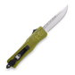 CobraTec OD Green CTK-1 double action OTF Knife - Drop Not Serrated