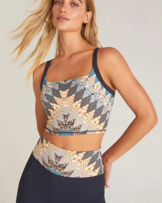 Z Supply Golden Rib Quilt Sports Bra