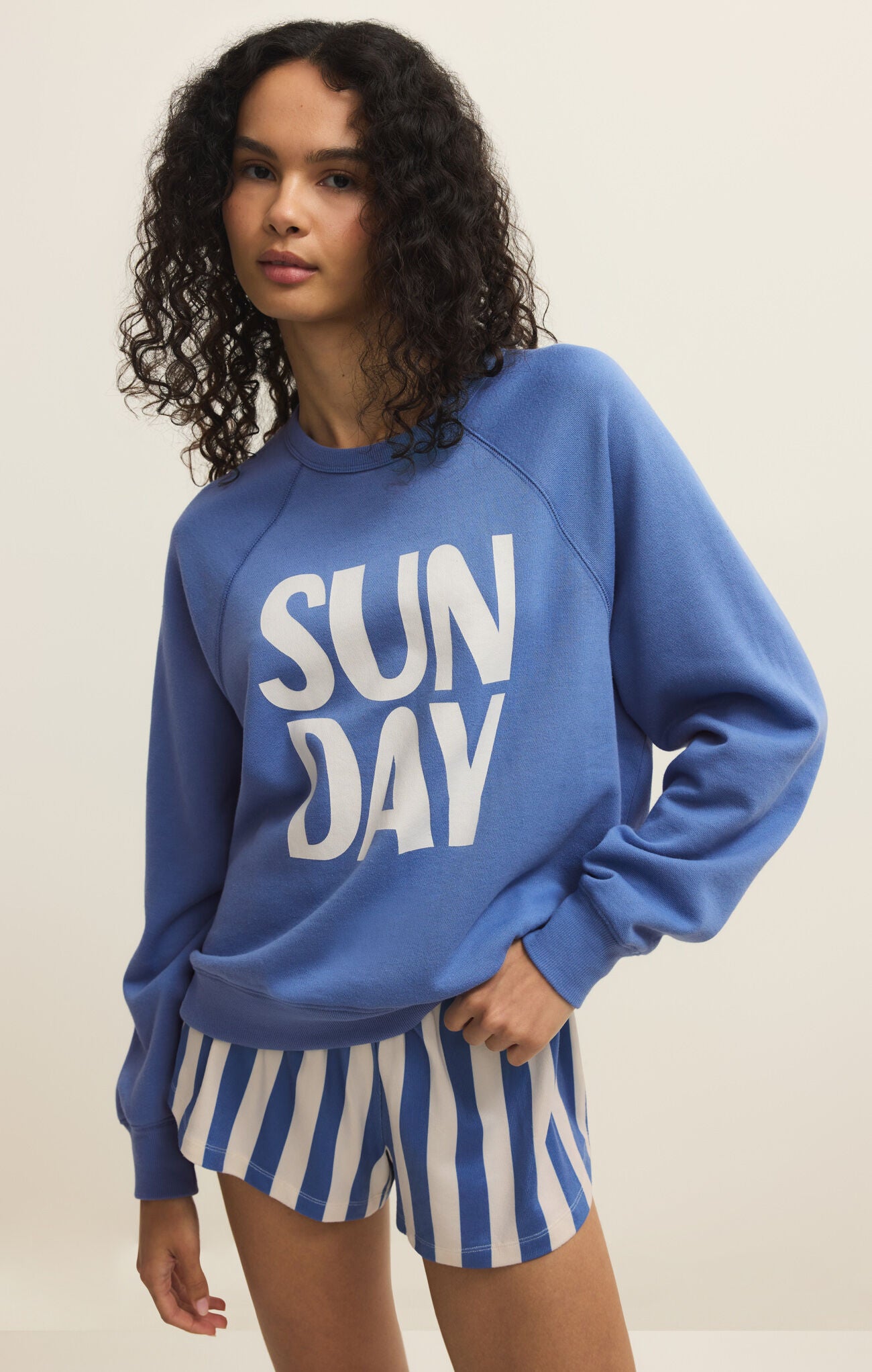 Z Supply Sunday Sweatshirt in Bayside