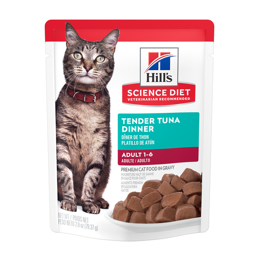 Hill's Science Diet Adult Tender Tuna Dinner Cat Food