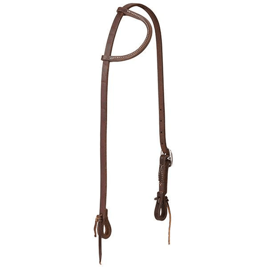 Working Tack Single-Ply One Buckle Headstalls with Tie Ends
